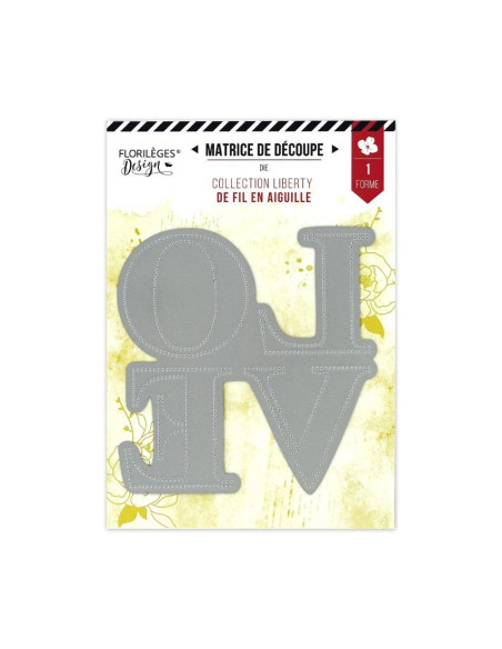 Troquel Love Piercing de Fil en Aiguille de Floriléges