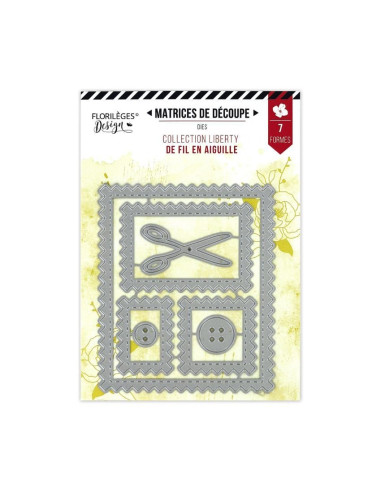 Troquel Coupons Couture de Fil en Aiguille de Floriléges