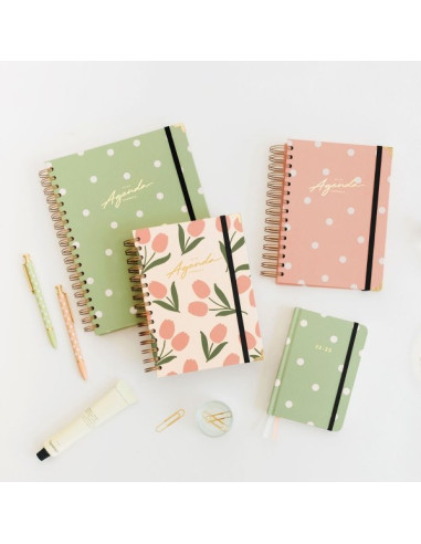Agenda Diaria 22-23 Mediana Pink Charuca