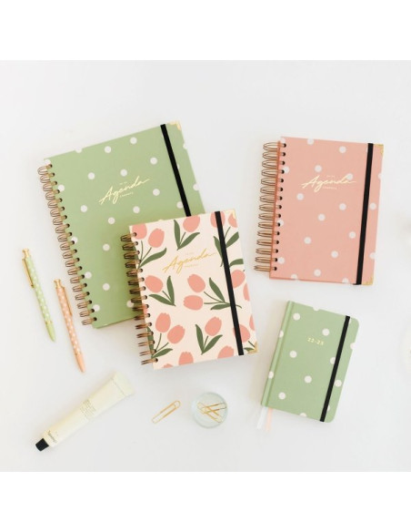 Agenda Diaria 22-23 Mediana Pink Charuca