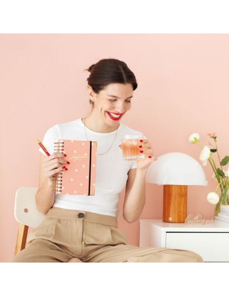 Agenda Diaria 22-23 Mediana Pink Charuca