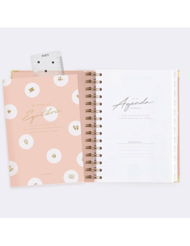 Agenda Diaria 22-23 Mediana Pink Charuca