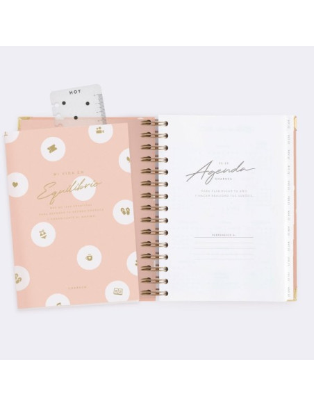Agenda Diaria 22-23 Mediana Pink Charuca