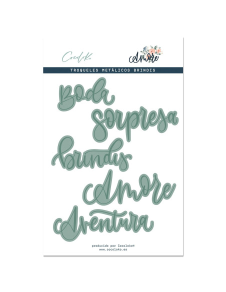 Troquel Brindis Amore Cocoloko