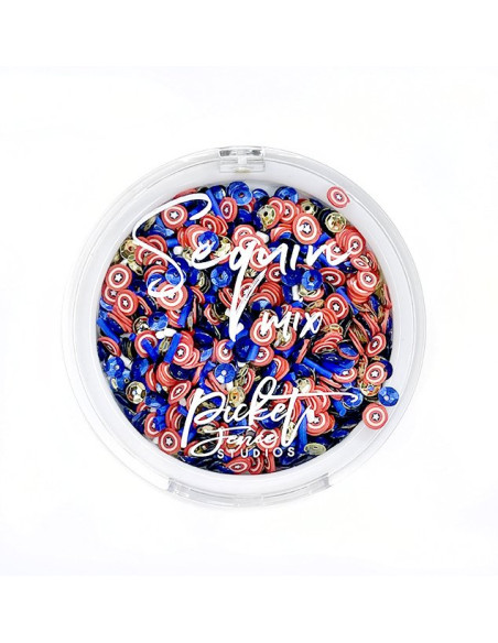 Mezcla de lentejuelas superhéroe  Picket Fence