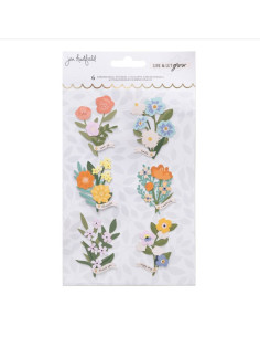 Pegatinas en capas Live and Let Grow Jen Hadfield