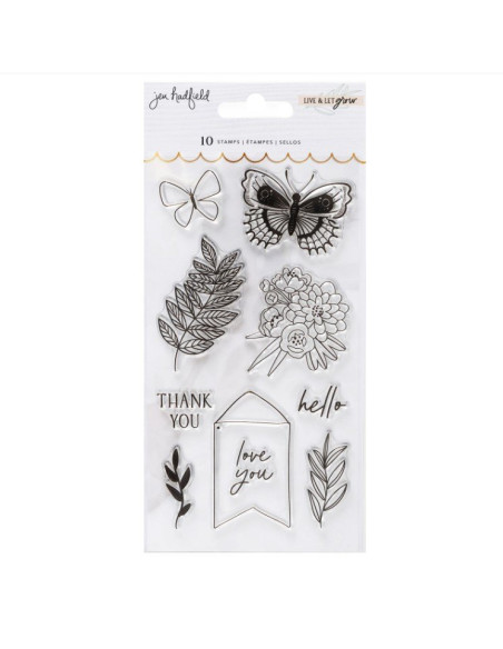 Sello Live and Let Grow Jen Hadfield