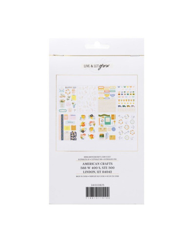 Libro de Pegatinas Live & Let Grow Jen Hadfield