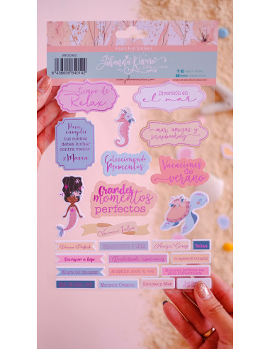 Pegatinas Foam Profunda Johanna Rivero