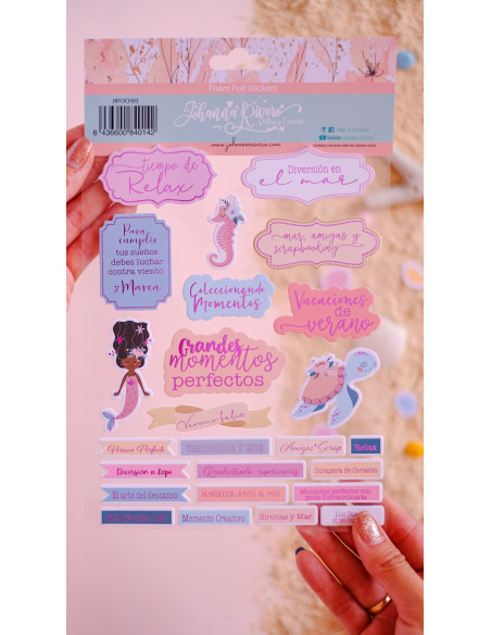 Pegatinas Foam Profunda Johanna Rivero