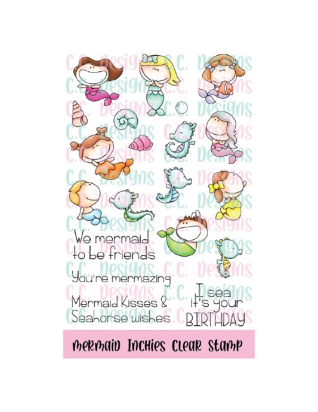 Sello Mermaid Inchies de CC Desings