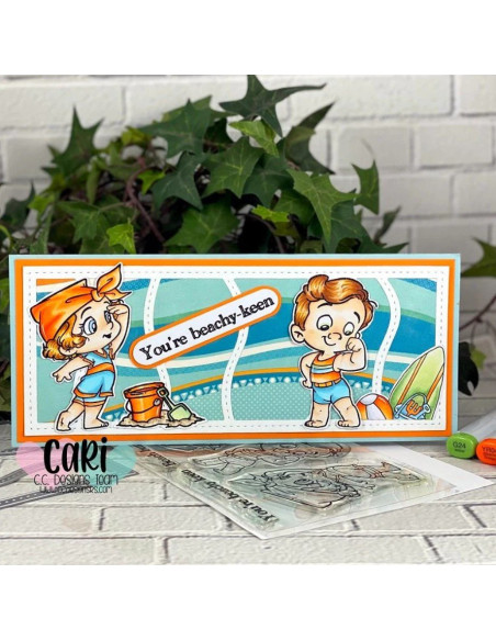 Sello Beach 20's de CC Desings