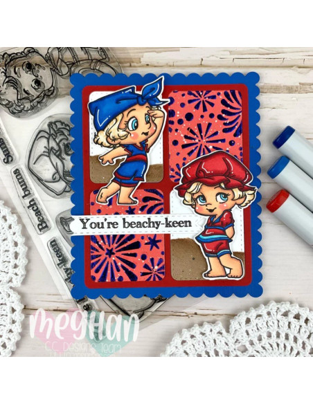 Sello Beach 20's de CC Desings