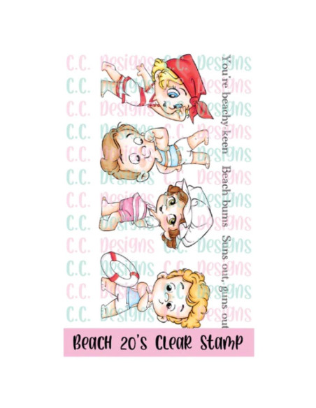 Sello Beach 20's de CC Desings