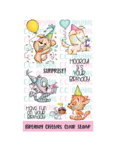 Sello Birthday Critters de CC Desings