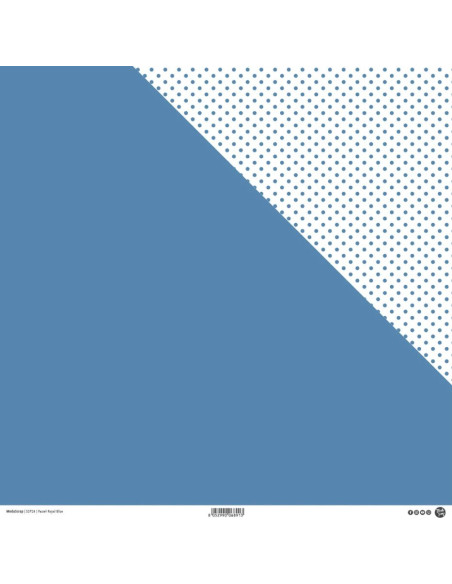 Papel topos Pastel Royal Blue Modascrap