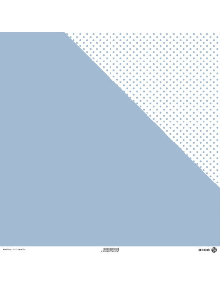 Papel topos Pastel Sky Modascrap