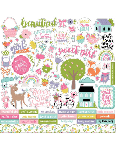 Hoja de pegatinas All About A Girl Echo Park