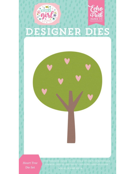 Troqueles Heart Tree  All About A Girl Echo Park