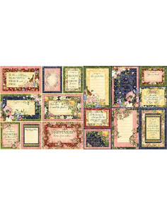 Tarjetas Floral Shoppe  Graphic 45 2
