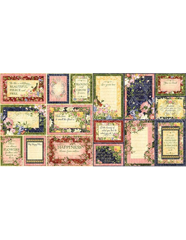 Tarjetas Floral Shoppe  Graphic 45