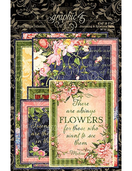 Tarjetas Floral Shoppe  Graphic 45