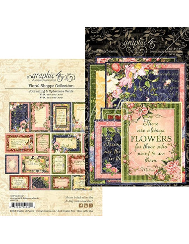 Tarjetas Floral Shoppe  Graphic 45