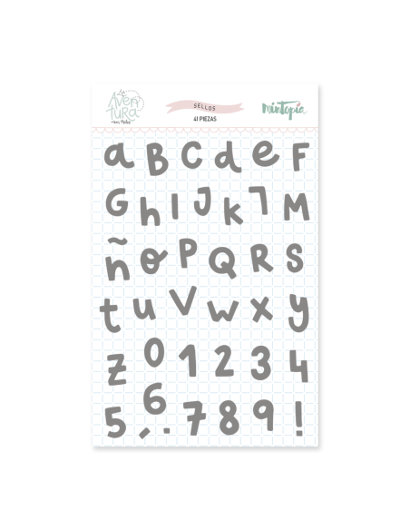 Sello Alfabeto Aventura de Mintopia