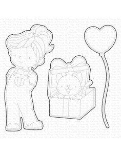Troquel Purr-fect Birthday de MFT