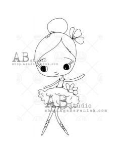 Sello de caucho Cotton Candys TandiArt de AB Studio