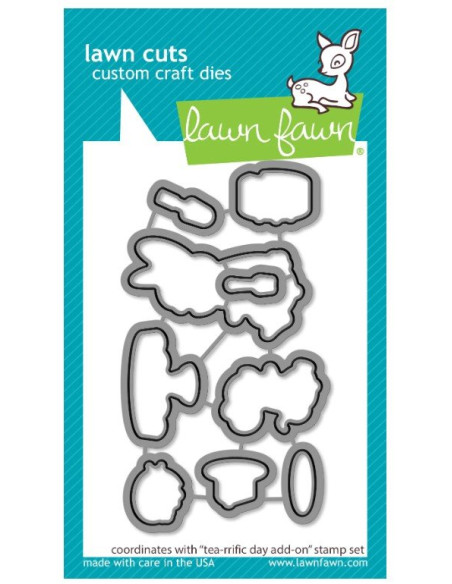 Troquel Tea-rrific Day Add-On Lawn Fawn