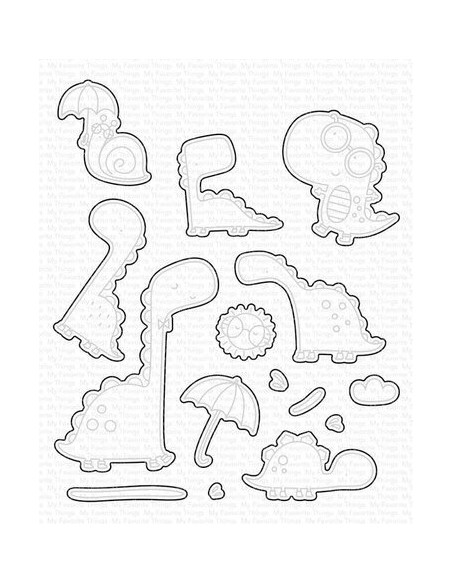 Troquel You're Ext-ROAR-dinary  My Favorite Things