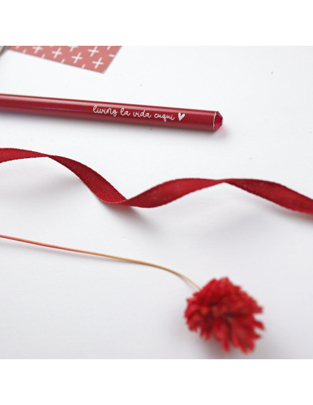 1m Lazo Lino Fino Cereza