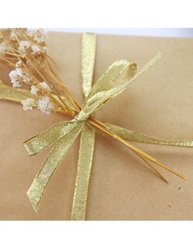 1m Lazo Fino Lamé Oro