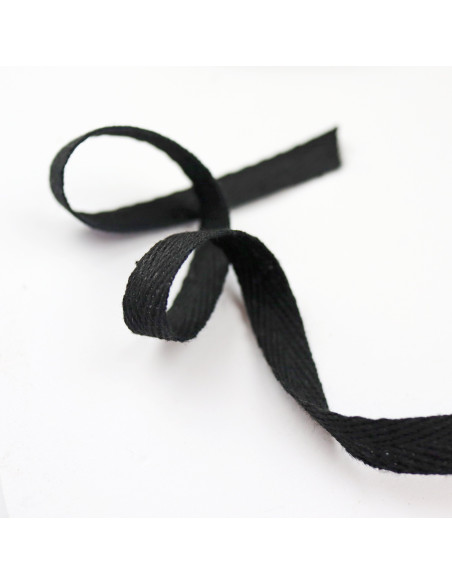 1m Cinta Sarga Negro