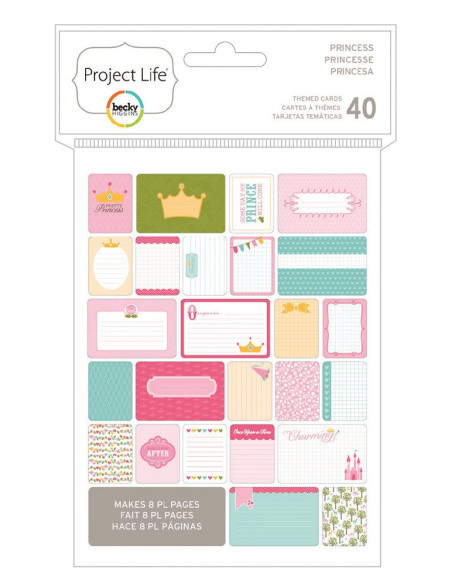 Project Life Card princesas