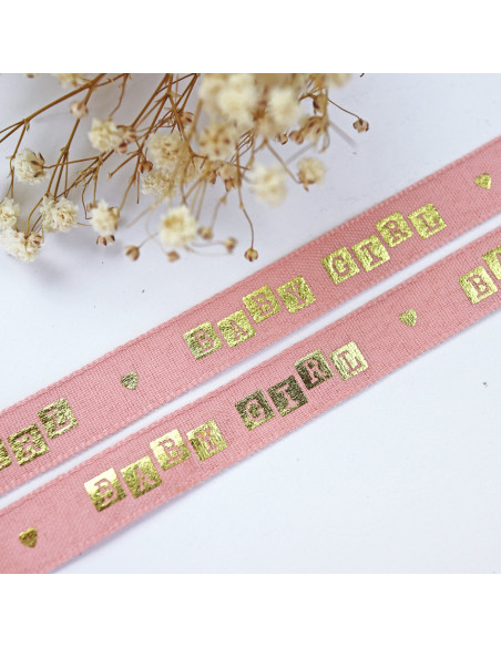 1m Lazo Baby Girl Rosa