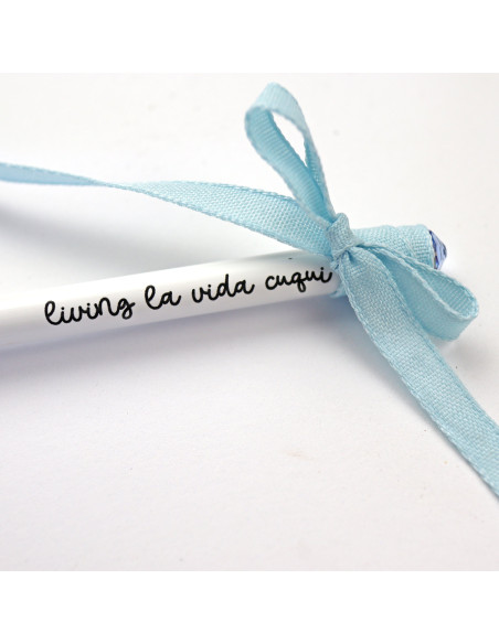 1m Lazo Lino Fino Azul Cielo