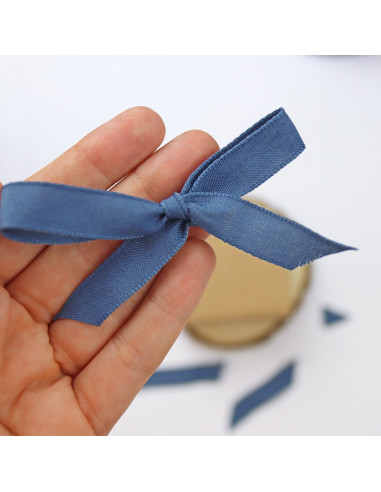 1m Lazo Lino Azul Indigo
