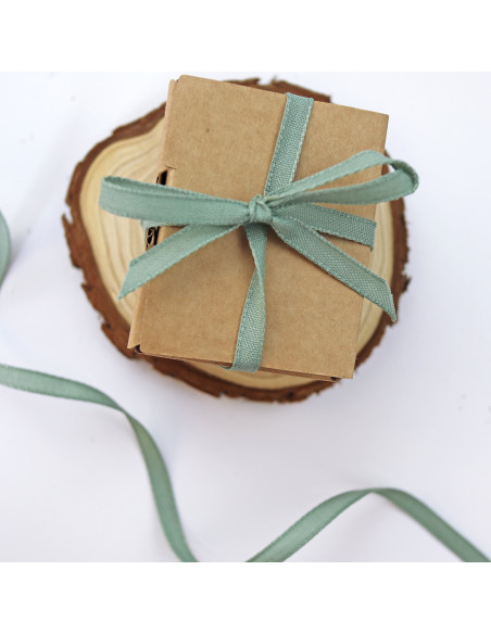 1m Lazo Lino Fino Verde Agua