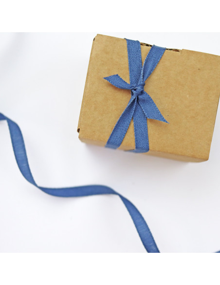 1m Lazo Lino Fino Azul Indigo