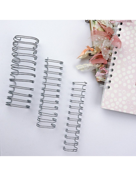 Wire-O 3/4" Plata Alúa Cid