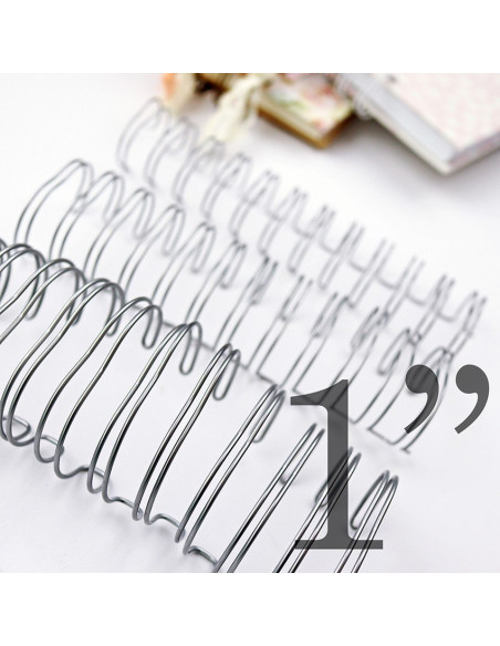 Wire-O 1'' Plata Alúa Cid