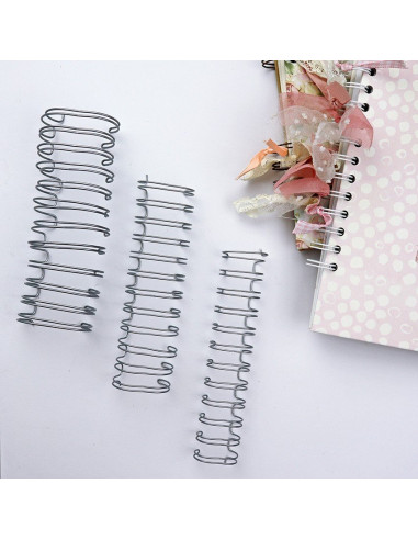 Wire-O 1'' Plata Alúa Cid