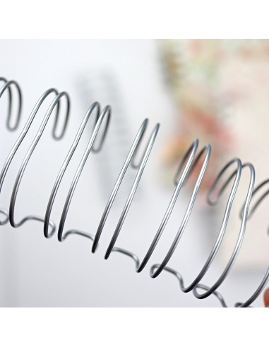 Wire-O 1'' Plata Alúa Cid