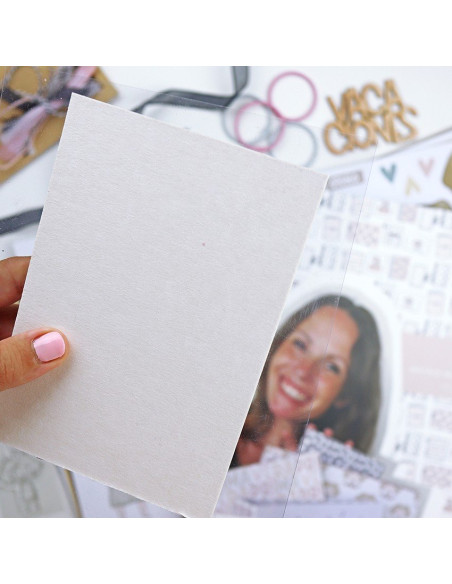 Kit para taller de Iniciación al Scrapbooking de Alúa Cid