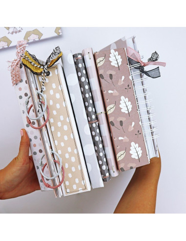 Kit para taller de Iniciación al Scrapbooking de Alúa Cid