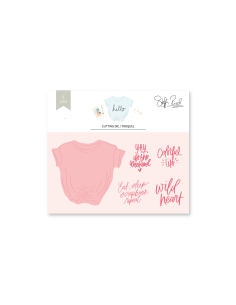 Troquel Camiseta Hello Lora Bailora