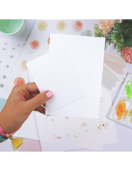 Pack tarjetas básicas especial Acuarela