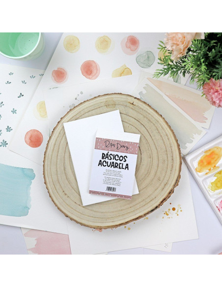 Pack tarjetas básicas especial Acuarela